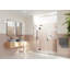 Stellar 67 in. x 78 in. Fully Frameless 3 Panel Inline Hinge Shower Door-891280199