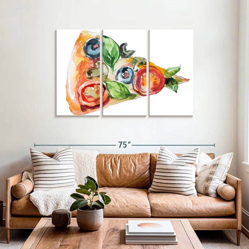 Yarlin Pizza Slice, 36" H x 57" W