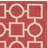 Arneshia Geometric Red/Bone Area Rug-20794378