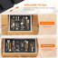 Grand organisateur d'ustensiles pour tiroir de cuisine, extensible de 21 à 36 pouces, plateau à ustensiles de cuisson réglable, porte-couverts en plastique, séparateur de rangement pour outils Spatula, noir