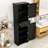 Luxurious Wood Bathroom Storage Cabinet with Adjustable Shelves-706862618-730963306