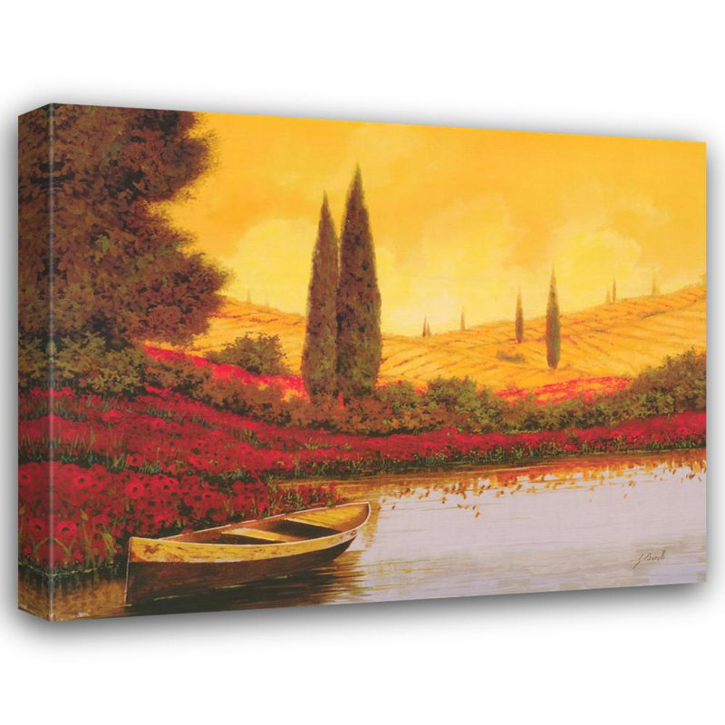 La Barca Al Tramanto, 14" H x 18" W