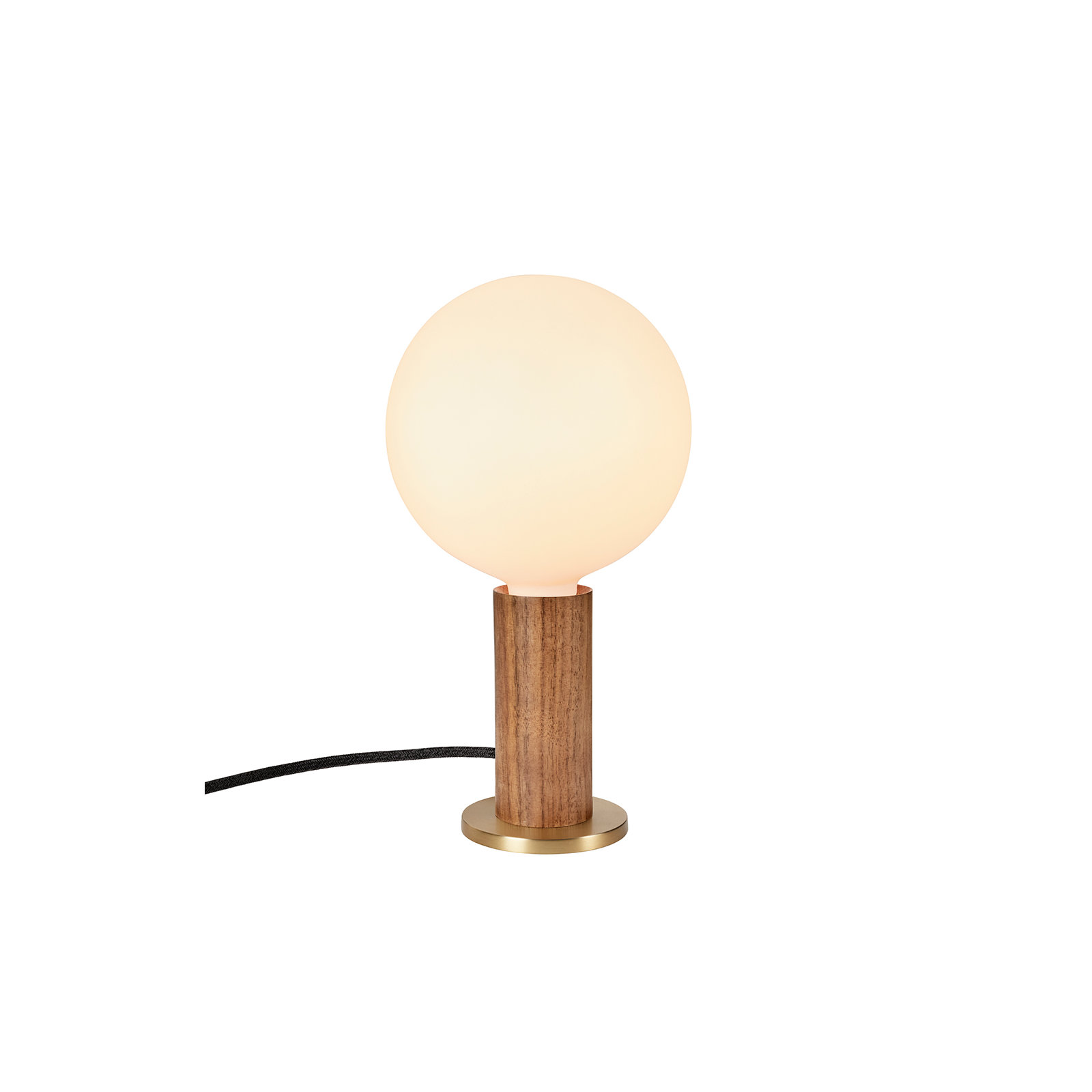 Knuckle Globe Lamp, Walnut