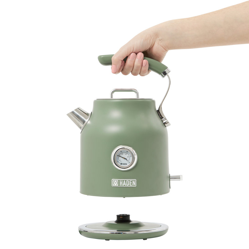Haden Dorset 1.7L Sage Green Stainless Steel Electric Kettle