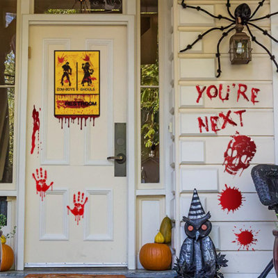 Décalcomanie de porte Halloween