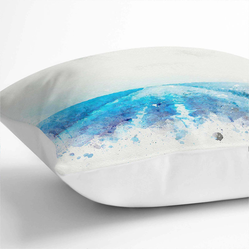Square Throw Cushion, White, 55cm H x 55cm W x 20cm D