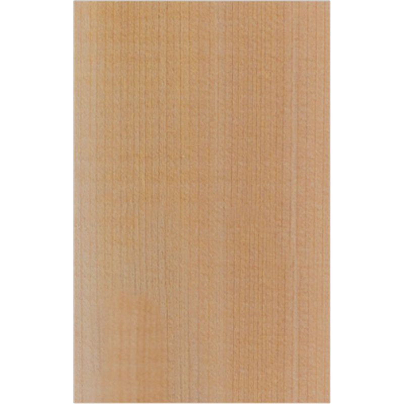 Queue de chevron lisse Huntington, Cèdre rouge, H 6 po x l 3 1/2 po x L 48 po