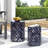 Metal S/2 end table-195307173