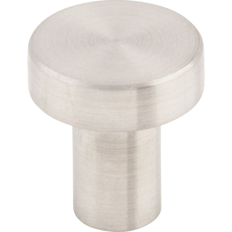 Post 3/4" Diameter Round Knob, Stainless Steel