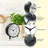 Table Clock Round Plastic Tabletop Clock with Alarm Function 5.75 Inches-22083954