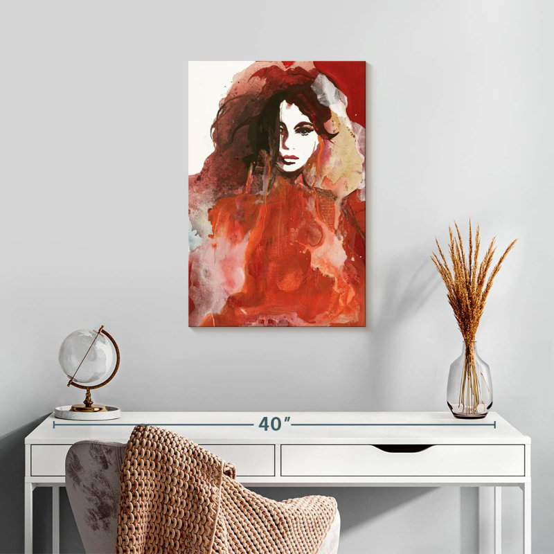 Leisha vie colorée III, H 24 po x l 16 po