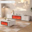 Foyer en bois manufacturé beige