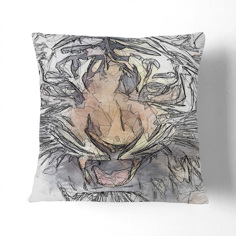 Square Cushion, 40cm H x 40cm W x 15cm D