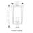 Staton Transparent Pier Mount Light