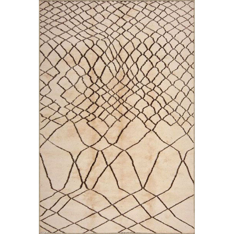 Tapis crème lavable à la machine, Sous-tapis carré 3 pi 3 po inclus