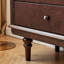 Commode d'appoint en bois massif style rétro