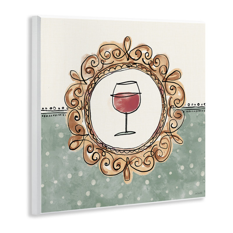 "Vin avec bordure classique", art par Anne Tavoletti