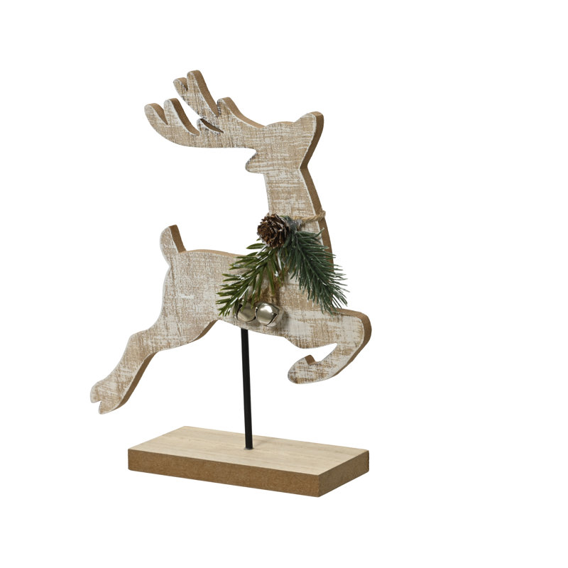 Christmas Deer Figurines & Collectibles, 22cm H x 17cm W x 6cm D