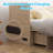 Murphy Bed Queen with Large Storage Drawer & USB Charging, Wood-997458260