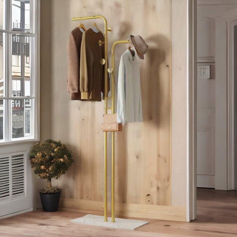 Iron Freestanding 2 - Hook Coat Rack