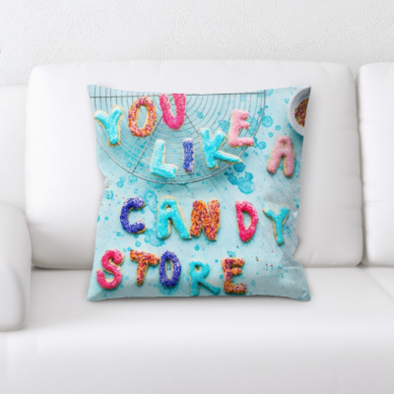 Microsuede Throw Pillow