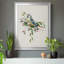 «Spring Song Blue Bird», peinture sur toile encadrée-1537381200-1537381203