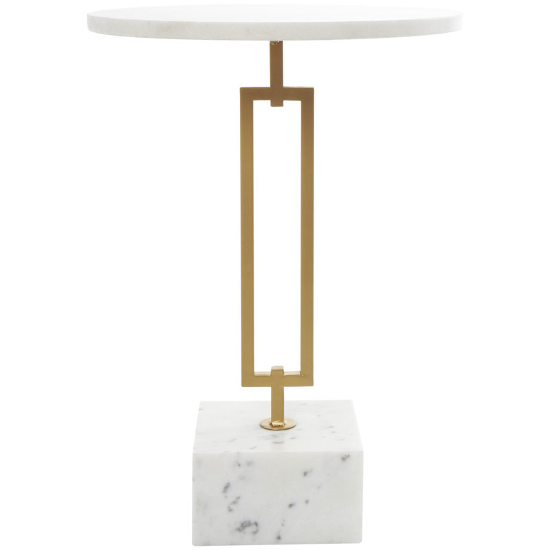 Marble Top End Table