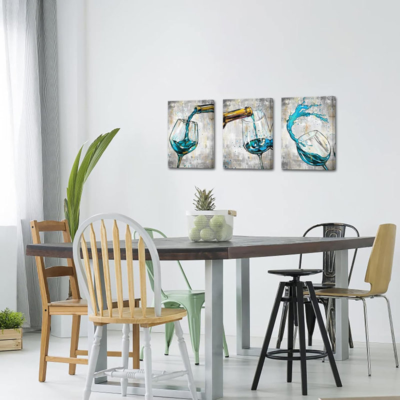 3 Piece Wrapped Canvas Print, 40 cm H x 30 cm W