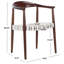 Chaise avec accoudoirs en cuir Thanusan-988202870-988202873