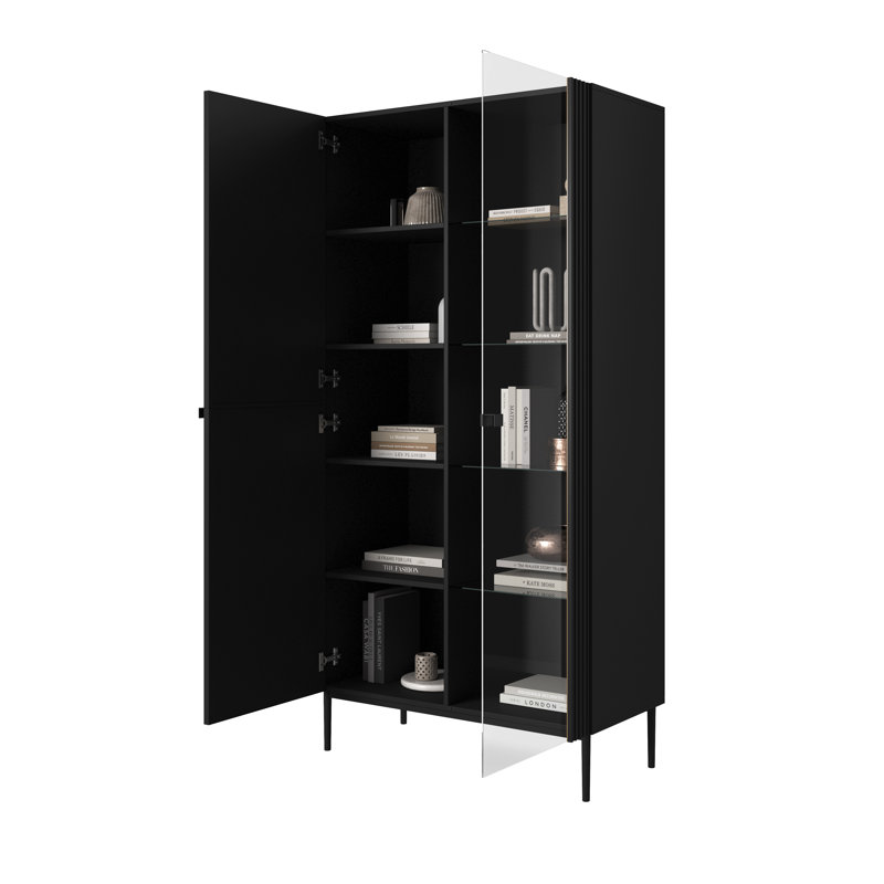 Alynia Display Cabinet, Black