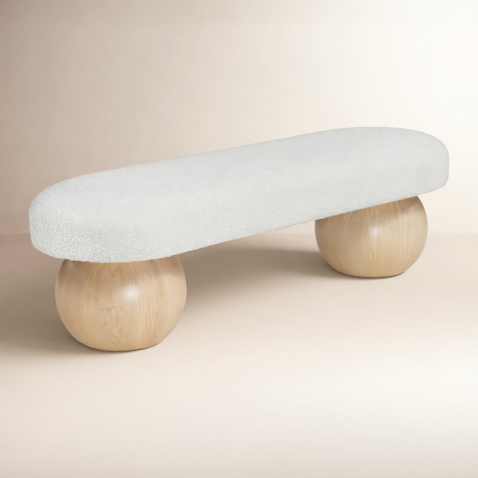 Bench, Cream, Natural