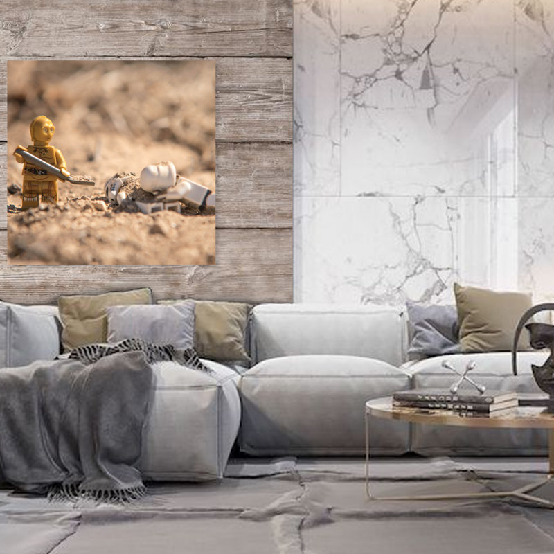 Those Were The Droids! Print, Aluminum, 56" H x 56" W x 1.5" D