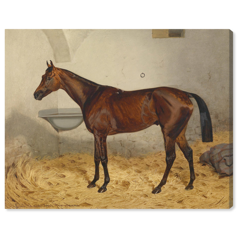 «Mettalist Farm Animals» par Emil Adam - peinture sur toile, H 20 po x l 24 po, Toile tendue