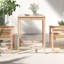 Schupple Square Pine Outdoor Dining Table , cm W 82.5cm cm D-1211861132-1211861134