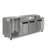 92 In. Three Door Commercial Pizza Prep Refrigerator in Stainless-Steel (KM-RPPS-3DSS)