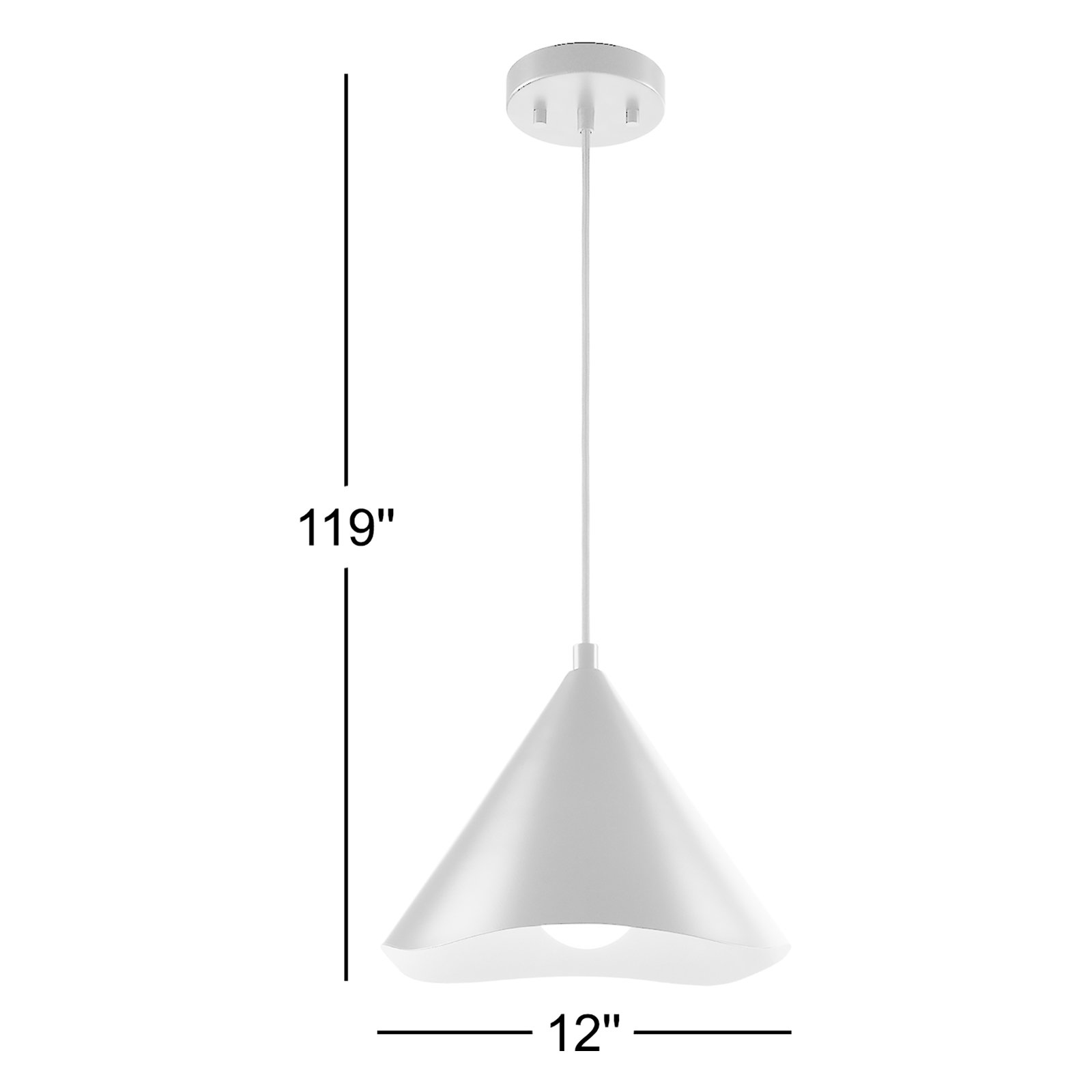 Davin Single Light Metal Dimmable Pendant