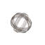 Sculpture orbe en métal argenté de 7 po Morro-23338934