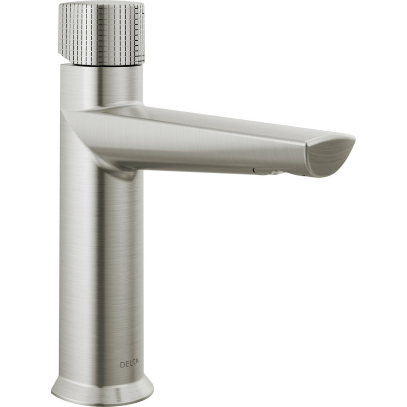 Robinet de salle de bain monotrou avec ensemble de drain Galeon, Acier inoxydable Lumicoat