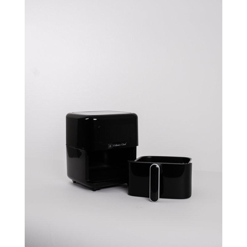 Culinary Chef 3.2-Quart Black Electric Air Fryer with Touch Panel
