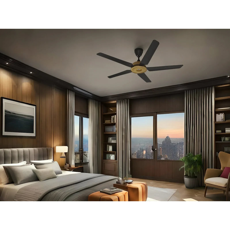 Ventilateur de plafond Speakeasy, Noir