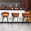 Tabouret de comptoir pivotant rembourré-1611122031-1611122025
