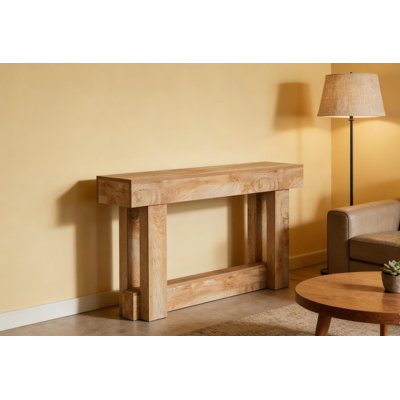 Table basse moderne aux tons doux pour un salon confortable - Compact et élégant