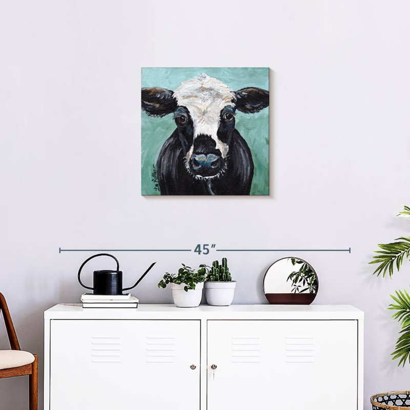 Cow Clyde, 20" H x 20" W