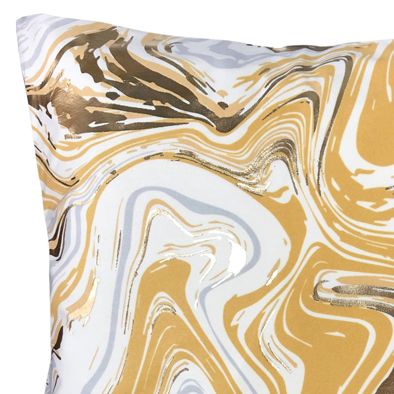 Oreiller de soutien en polyester, Doré