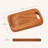 Acacia Wood Cutting Board with Built-In Handle