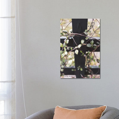 Fence Vine by Melissa Hanley - Wrapped Canvas Print