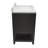 25 " W Freestanding Standard Free Standing 1 Single Vanity Bathroom Vanity With Cultured Marble Top-189807175