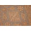 Tapis brun clair oriental en laine noué à la main 7 pi 11 po x 9 pi 8 po Oriental