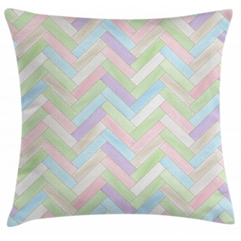 Housse de coussin décoratif intérieur / extérieur 36 po Chevron