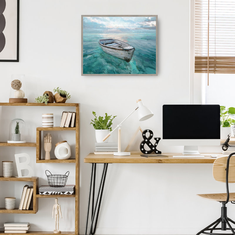 «Tranquil Sea» par Studio Arts, reproduction d'art sur toile, L 57 po x H 43 po